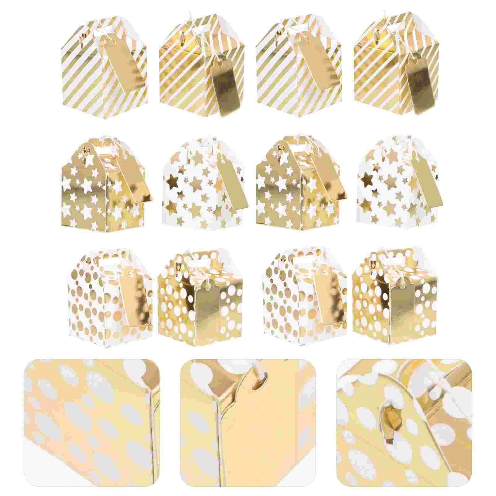 12pcs creative xmas candy gift box delicate christmas gift