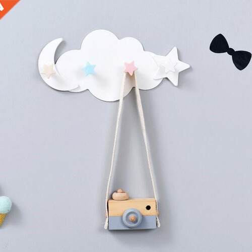 Cloud Moon Hook Wll Mounted Free Nil Hnger Wll Cot Rck