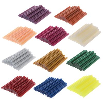 25pcs 100g Hot Melt Glue Stick Glitter 7x100mm Adhesive For