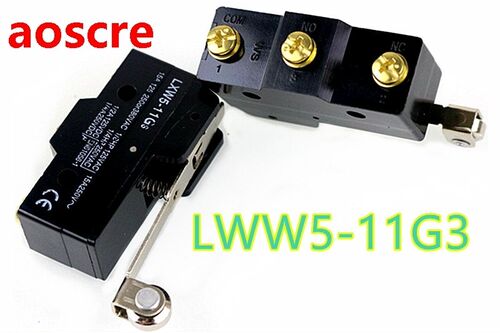 LXW5-11G3  1NC Momentary Hinge Roller Lever Limit Switch