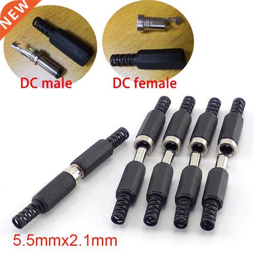 5/10pcs AC 5.5mm DC female DC male jack Connectors Socket ad