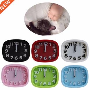 Square Quartz Alarm Table Clock Kids Room Office Home Decor