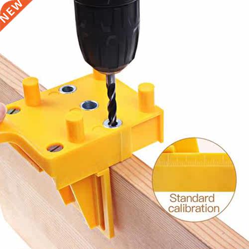 Quick Wood Doweling Jig Yellow Plastic Handheld Portable Woo