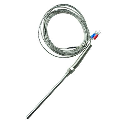 100400C 13mm Thread 5mm Probe K Type Thermocouple Temperatur