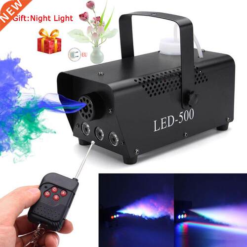 Wireless Contr LED 500W Smoke Machine RGB Cor LED Fog Ma