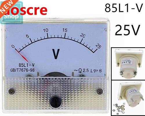 1PCS 85L1-V 25V C nlog Voltmeter Pnel Voltge Meter 64*5