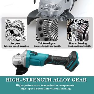 100/125mm 800W Cordless Brushless Impact Angle Grinder Varia