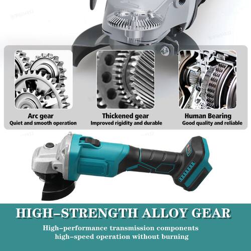 100/125mm 800W Cordless Brushless Impact Angle Grinder Varia