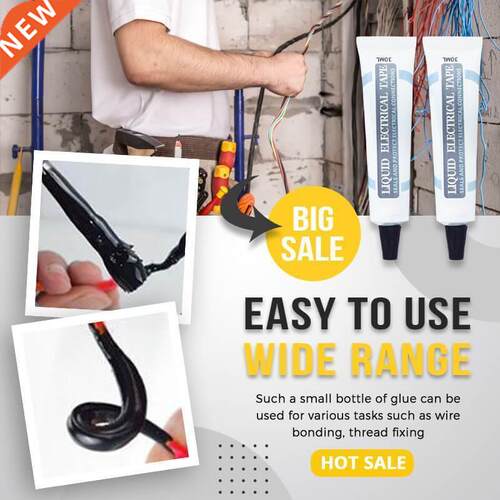 0ml Liquid Insulating Tape Repair Rubber Electrical Wire Ca