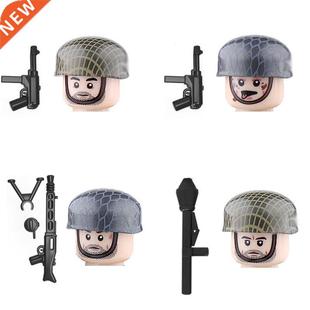 WW2 Army Autumn Soldiers Figures Building Blocks Military In