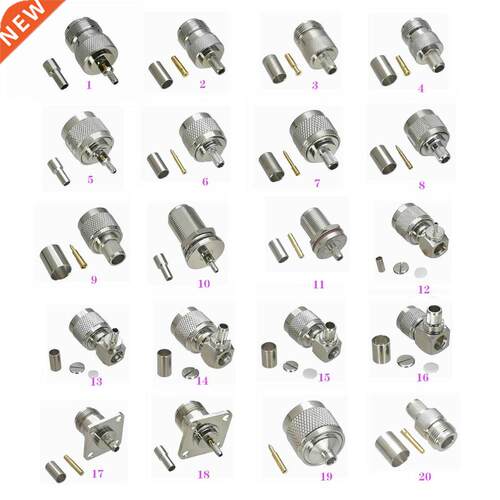 1Pcs N Connector Crimp RG316 RG174 / RG58 RG142 / RG8X LMR24