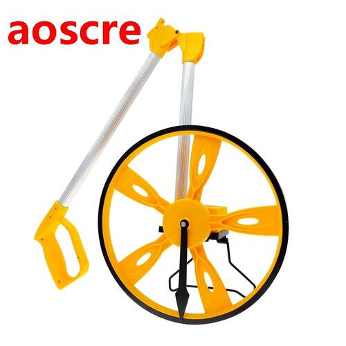 Engineering survey of distance measuring wheel hand push rol
