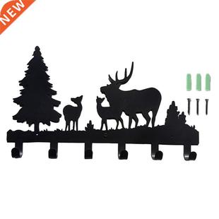Coat Hooks Wall Mounted, Rustic Wall Hanging Hooks Deer Fore