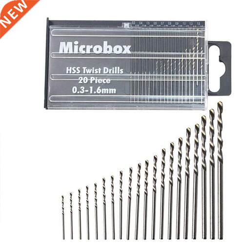 20pcs/set 0.3-1.6mm Mn Drll Bt Hgh Speed Steel Twst Dr