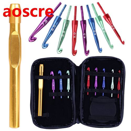 Yarn Needle Replaceable Crochet Knitting Needles  Handcr