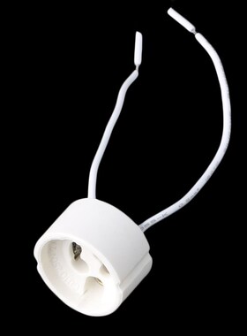 1pc GU10 Socket LED Bulb Halogen Lamp Holder Base Ceramic Wi