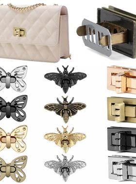 Fashion  Metal Turn Lock Women Bags Buckles Retro Bag Cla