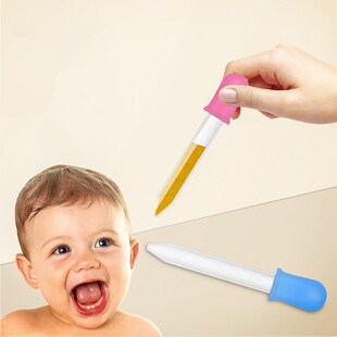 3pcs Silicone Pipette Liquid Food Dropper Plastic Baby Feedi