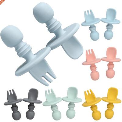 Food Grade Infant Mini Silicone Tableware Set Baby Soft Kitc