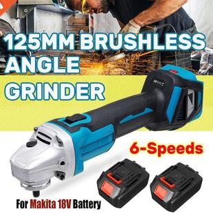 6 Speed 125mm Brushless Cordless Electric Angle Grinder Rech