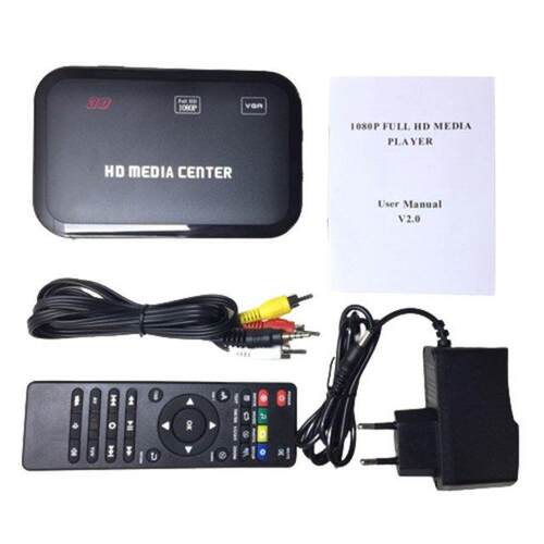 Player 5 Pieces/set 1080P Full HD 3D Media Player HDD HDMI-c