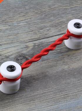 5 Pieces 10 Pieces Ceramic Wall Insulator for Wiring Porcela