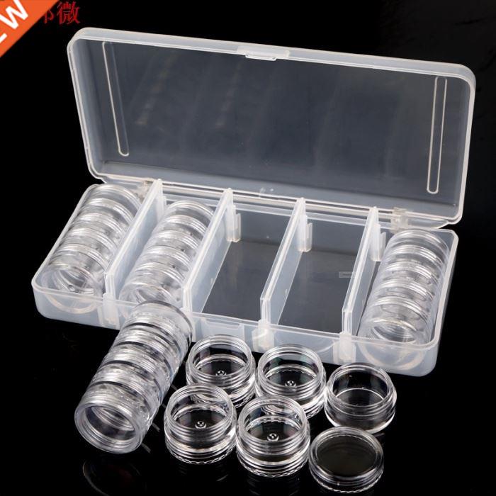 25grid nail storage box Nail Art Organizer bottles Rhineston