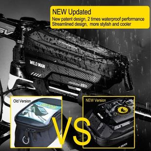 WILD MAN 2021 Bicycle Bag Frame Front Top Tube Cycling Bag W