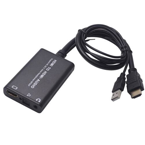 HDMI Splitter + Fiber HDMI TO HDMI+AUDIO(SPDIF) 4Kx2K D