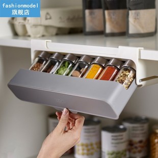 Condiment Spice Holder Kitchen Hanging Seasoning Bottle Stor