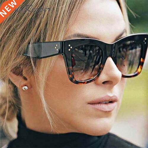 Square Sunglasses Women Big Size Eyewear Lunette Femme Luxur