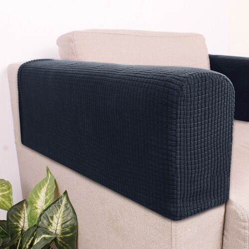 2pcs Universal Elastic Sofa Armrest Cover Simple Sofa Side