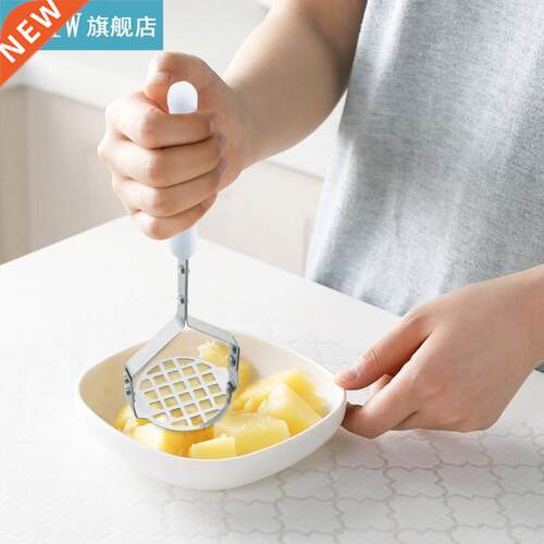 Potato Masher Stainless Steel Pusher Fruit Compactor Manual