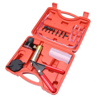 Cylinder Hand Held Vacuum Pump Handle Brake Bleeder Kit Cars