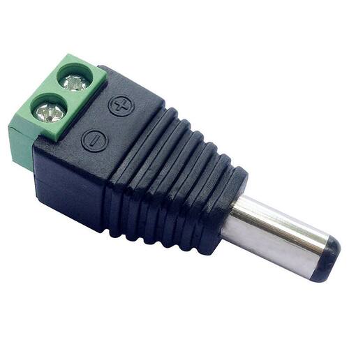 5 pcs led light cctv 12v 2.1*5.5mm DC Power Male Plug DC Pow
