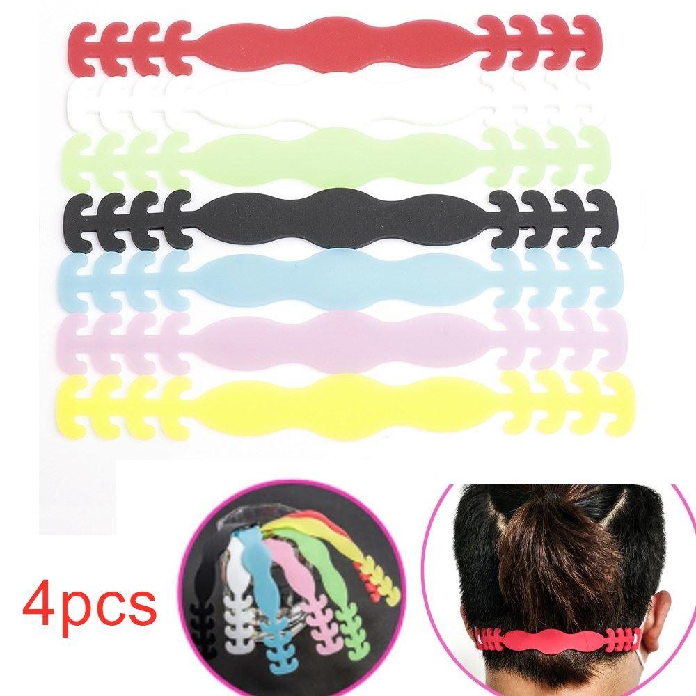 4PCS Rubber Masks Straps Extended Buckle Ear Protector For