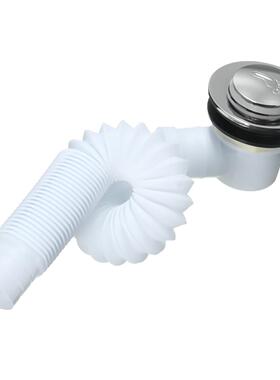 HOT 1 PC White Bathroom Bathtub Brass Bath Filter Waste Fin