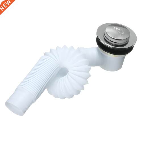 HOT 1 PC White Bathroom Bathtub Brass Bath Filter Waste Fin