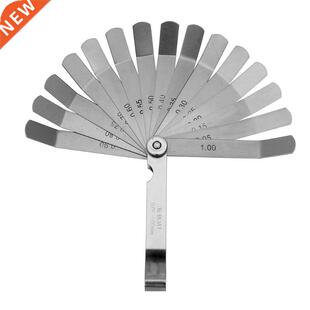 16 Blades Feeler Gauge Metric Gap Filler 0.05-1mm Thickness