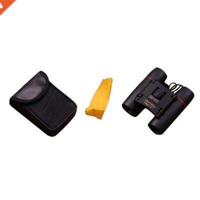Small Folding Binoculars Mini Binoculars 30X60 Wide Angle Po
