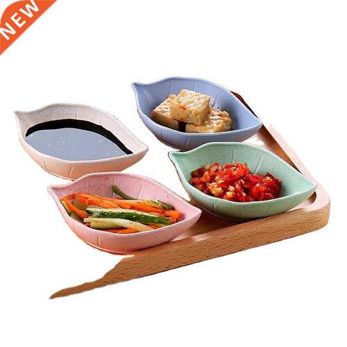 Leaf Sauce Dish Sauce Dipping Dish Plate Seasoning Soybean D