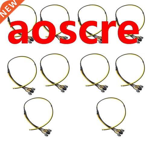10Pcs S7/S9 to Triple 3X PCI-E PCIe PCI Express 6Pin Graphic