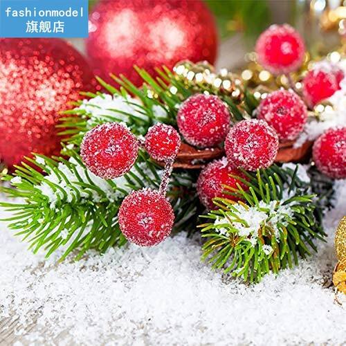 40pcs Artificial Berry Vivid Red Holly Berry Holly Berries D
