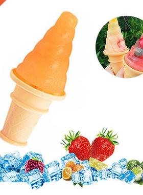 4 Cavities Ice Cream Mold Popsicle Makers Dessert Form Stick