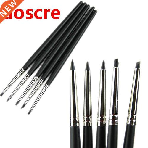 Set of 5pcs Silicone Rubber Shapers Polymer Clay Sculpting M