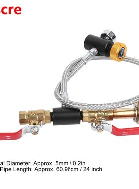 G1/2-Inch 3000psi CO2 Tank Bottle Fill Station Connector Kit