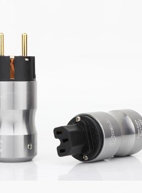 HI-End 24K Gold Plated Krell Europe Standard Male Mains AC P