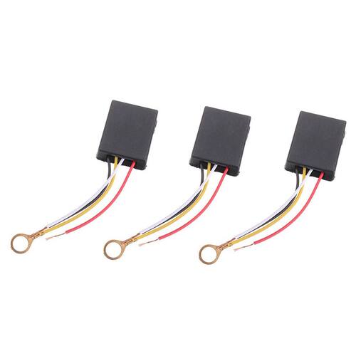 3PCS 3 Way Touch Sensor Switch ON/OFF Dimmer Switch for Desk