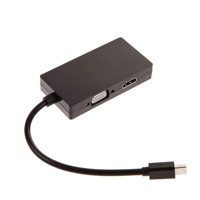 3 in 1 Mini DisplayPort Thunderbolt to DVI+VGA+HDMI Display