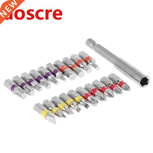 20 Pcs Torx Flat Hex Screwdriver Bit Set PH Head Color Coded